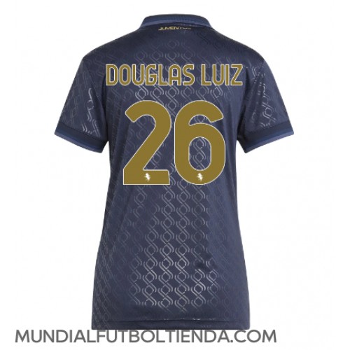 Camiseta Juventus Douglas Luiz #26 Tercera Equipación Replica 2024-25 para mujer mangas cortas